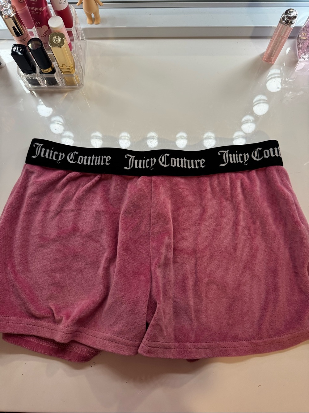 Juicy Couture Pink Velour PJ Shorts